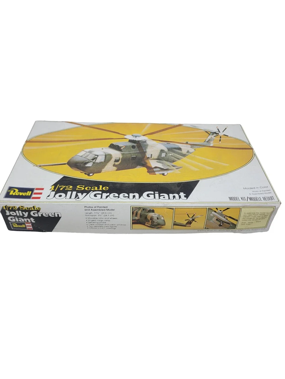 Revell Jolly Green Giant Sikorsky HH-3E Helicopter 1/72 Model Kit H-144 Open Box